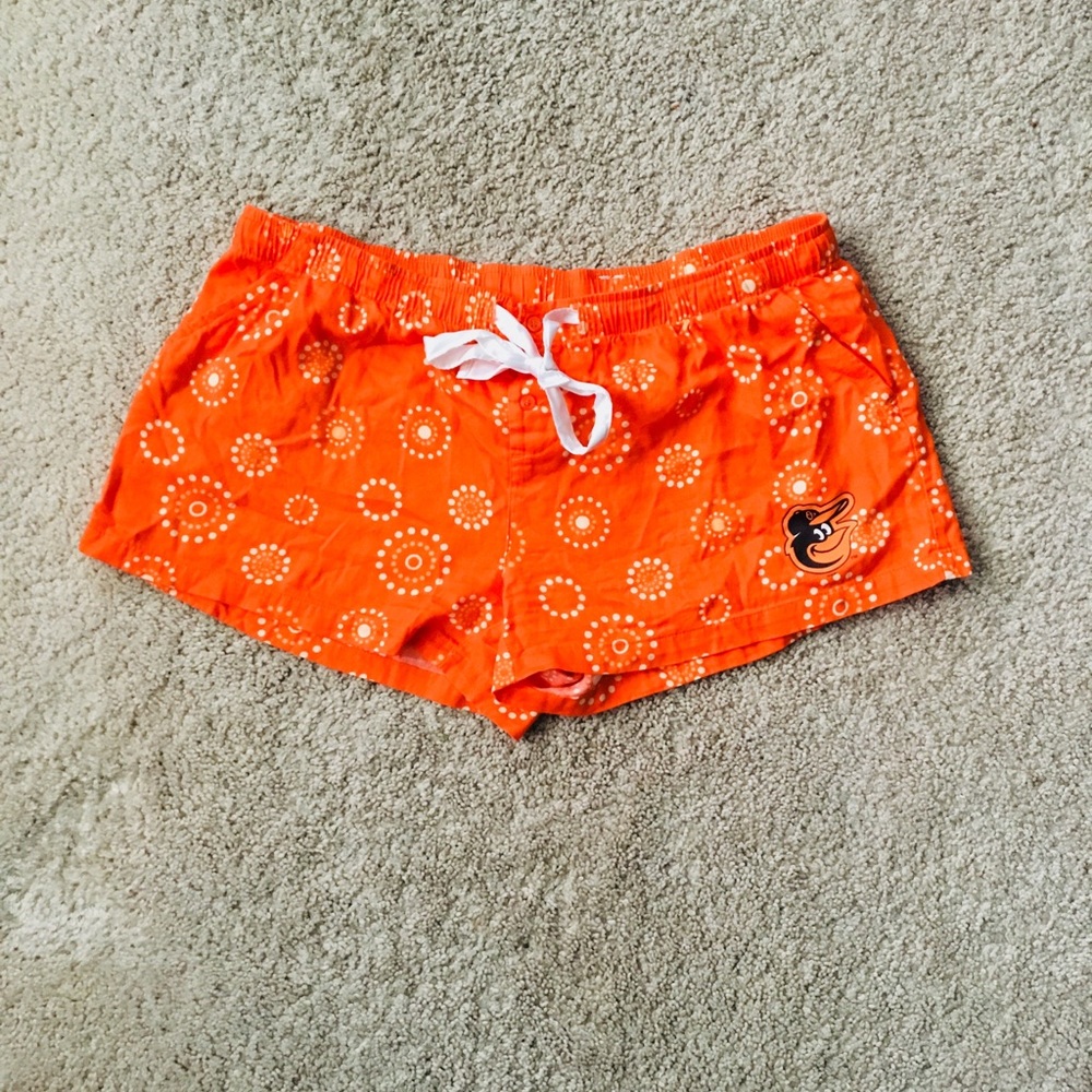 Orange High Shorts